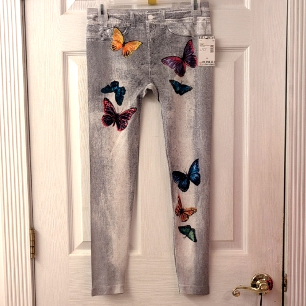 NWT  Y2K. Butterfly Bling 🦋 Leggings
